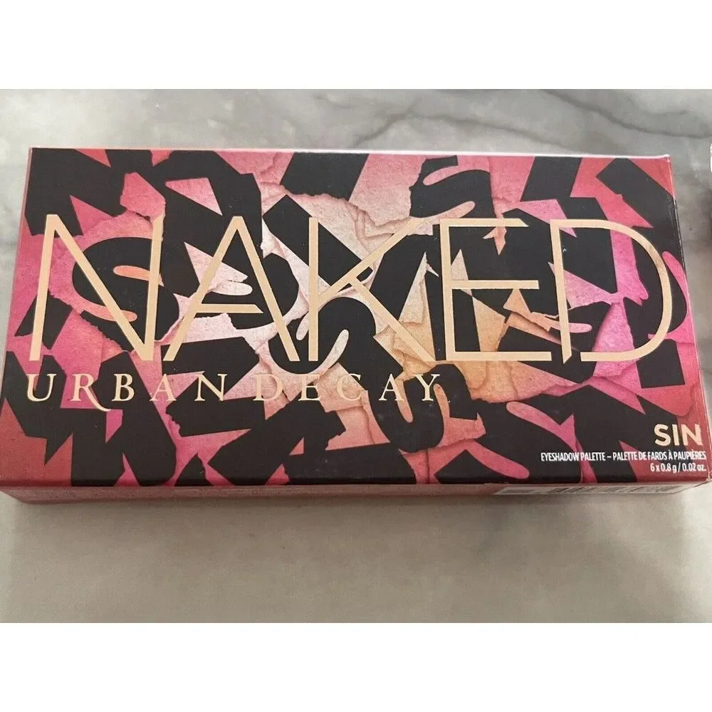 Lot Of 3 Urban Decay Naked  Eyeshadow Palette In Foxy, Sin + Half Baked New